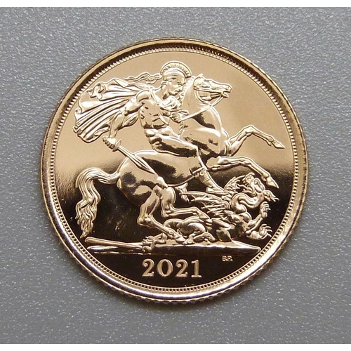 257 - A 2021 half sovereign