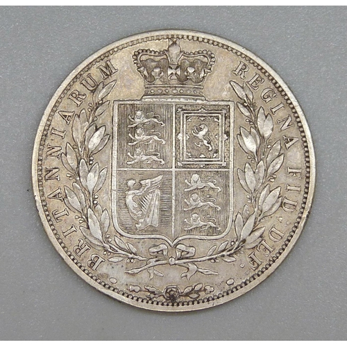 26 - A Victorian 1884 half crown