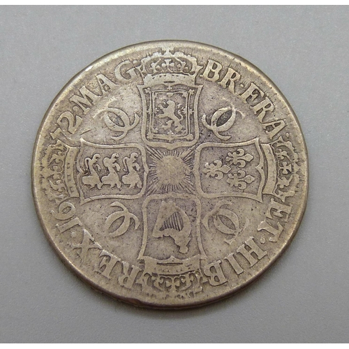 266 - A Charles II 1672 crown