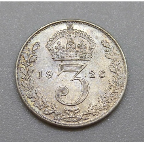 274 - A 1926 3d coin, uncirculated