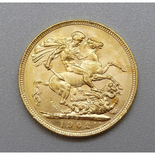 294 - An Edward VII 1902 full sovereign, Sydney mint