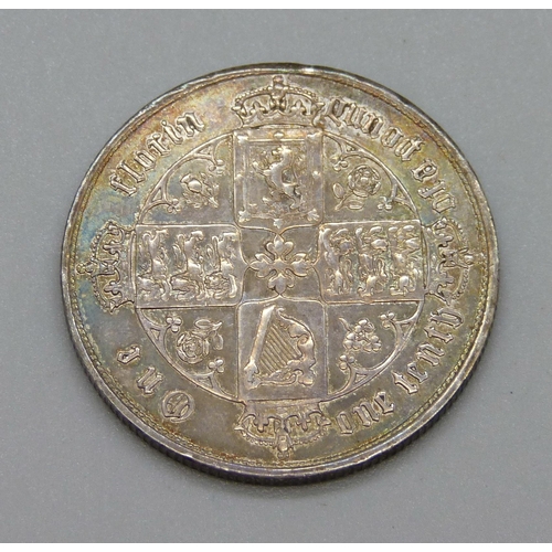 303 - A Victorian 1852 Gothic florin