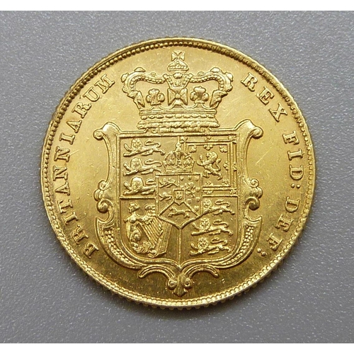 357 - A George IV 1827 full sovereign