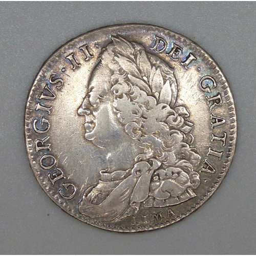 36 - A George II 1746 half crown