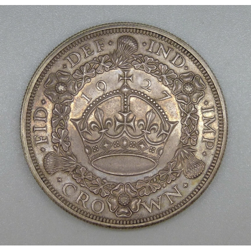 37 - A George V 1927 crown