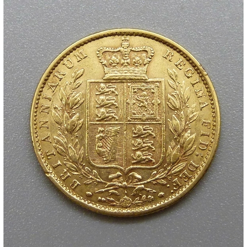 374 - A Victorian 1856 full sovereign