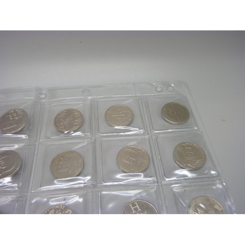 382 - An uncirculated set of 10p coins, 2019