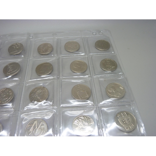 382 - An uncirculated set of 10p coins, 2019