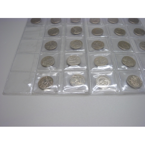 382 - An uncirculated set of 10p coins, 2019