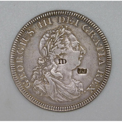 40 - A George III 1804 five shillings coin