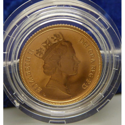 41 - A 1985 proof half sovereign, Royal Mint