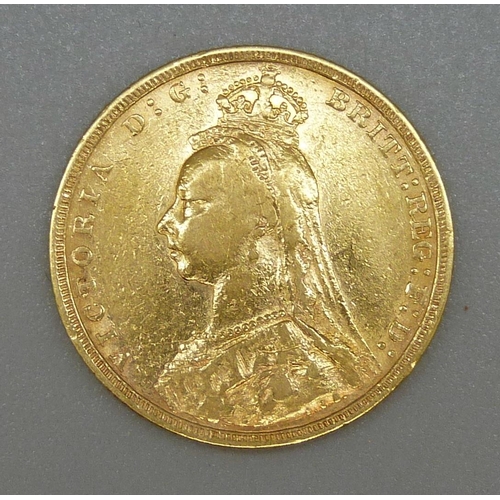 49 - A Victorian 1893 full sovereign