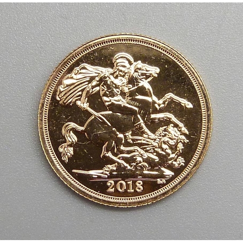 52 - A 2018 full sovereign, uncirculated