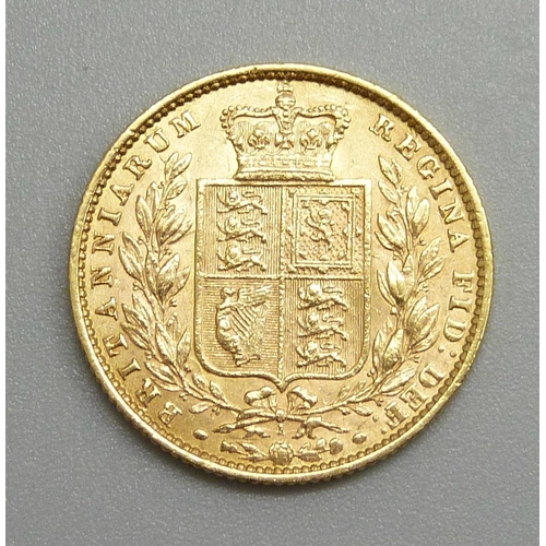 56 - A Victorian 1873 full sovereign, die 1