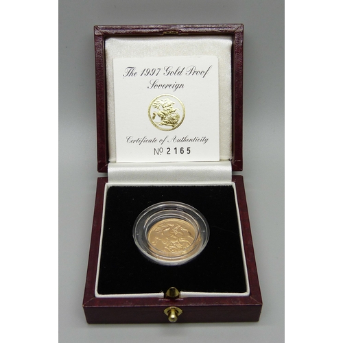 57 - A 1997 proof sovereign