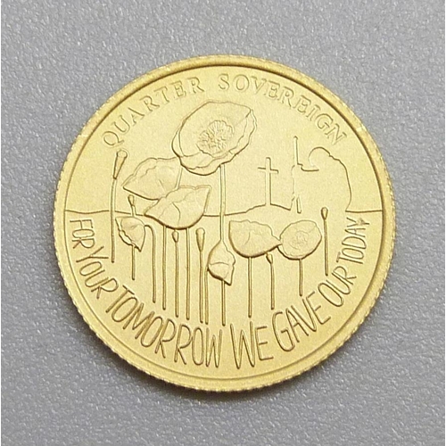 59 - A 2018 Alderney proof quarter sovereign