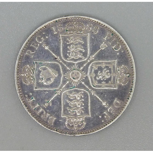 61 - A Victorian 1888 florin