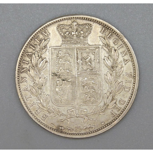 62 - A Victorian 1883 half crown