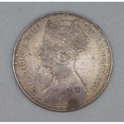 65 - A Victorian 1885 Gothic florin