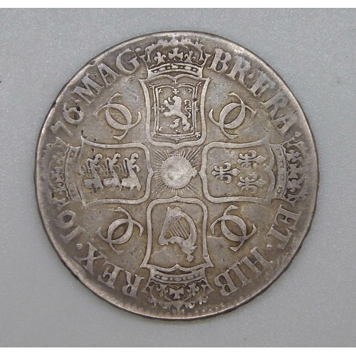 67 - A Charles II 1676 crown