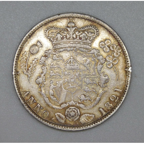 70 - A George IV 1821 half crown