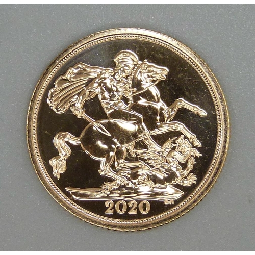 86 - A 2020 full sovereign, uncirculated