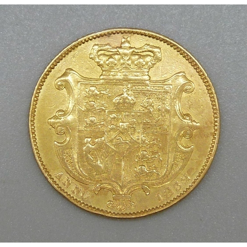 87 - A William IV 1832 full sovereign