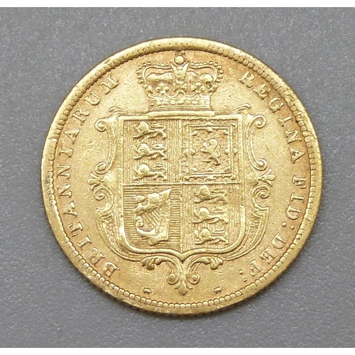 88 - A Victorian 1885 half sovereign