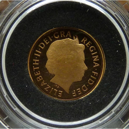 89 - A 2011 proof quarter sovereign, The Royal Mint