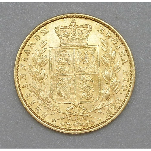 93 - A Victorian 1869 full sovereign