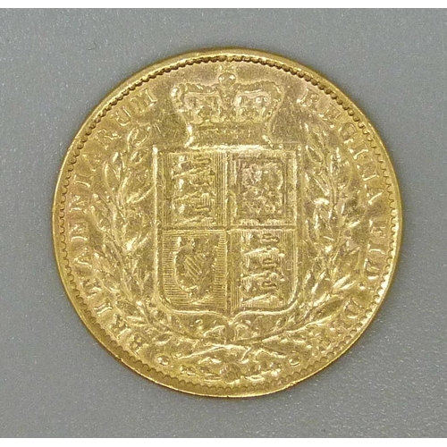 99 - A Victorian 1872 full sovereign