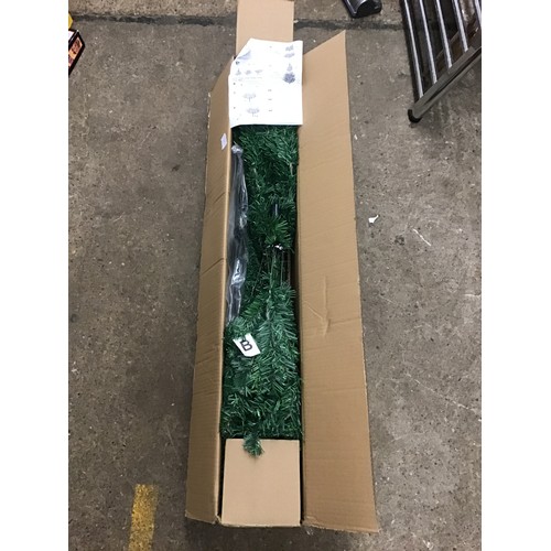 2056 - Boxed 6ft synthetic Christmas tree