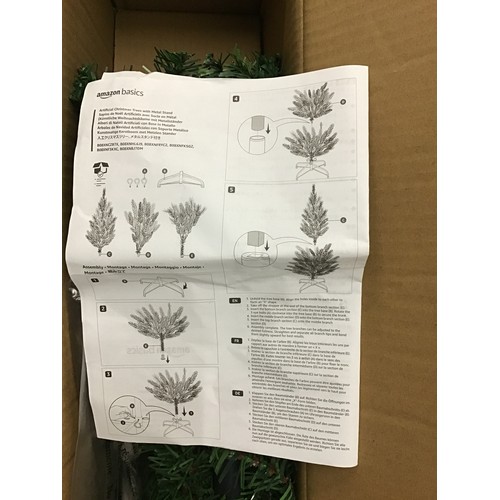 2056 - Boxed 6ft synthetic Christmas tree