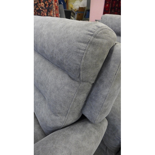 1316 - A Merlin grey oversized armchair