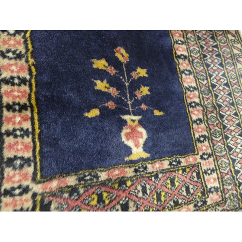 1436 - A Mori Jaldar rug 95cm x 60cm