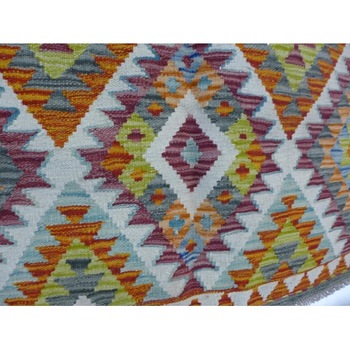 1444 - A Chobi Kilim rug, 127cm x 84cm