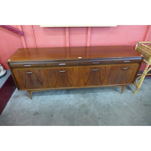 1 - A White & Newton rosewood and mahogany sideboard, 77cms h, 187cms, 47cms d

CITES A10 no. 622426/01