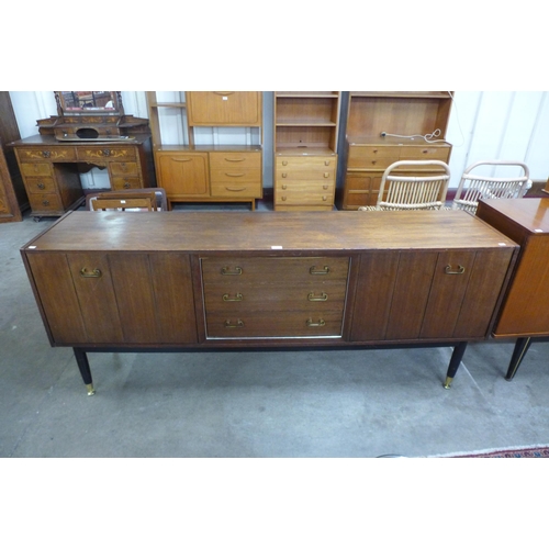 11 - A G-Plan Librenza tola wood and black sideboard