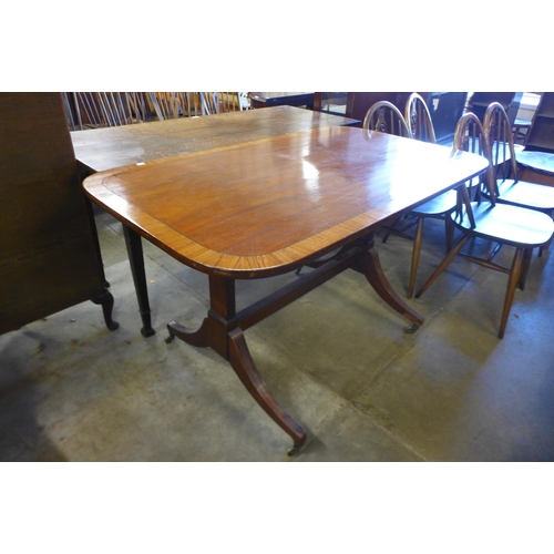 162 - A George IV mahogany library table