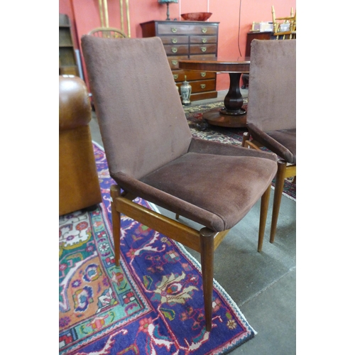 30 - A pair of Archie Shine teak Hamilton dining chairs, designed by Robert Heritage