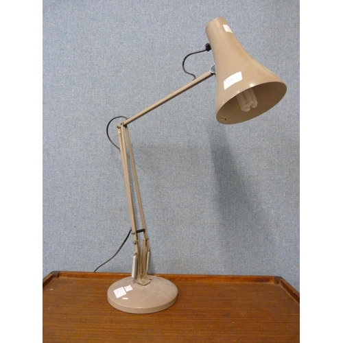 309 - A grey metal anglepoise desk lamp