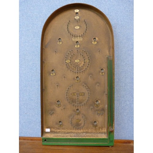 310 - A vintage bagatelle board