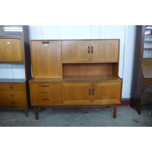 32 - A G-Plan Sierra teak highboard