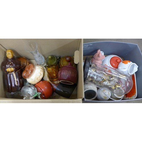 1201 - Two boxes of assorted china **PLEASE NOTE THIS LOT IS NOT ELIGIBLE FOR POSTING AND PACKING**