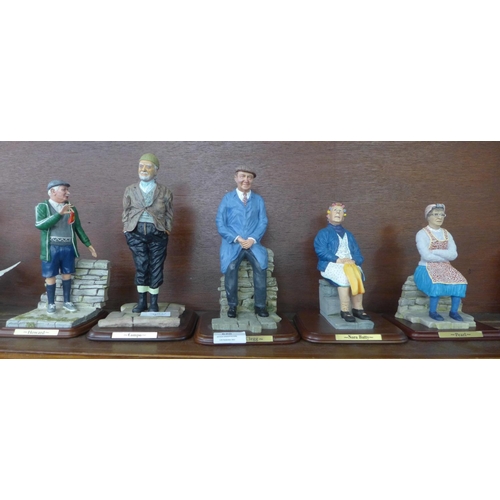 620 - Five Danbury Mint Last of the The Summer Wine figures