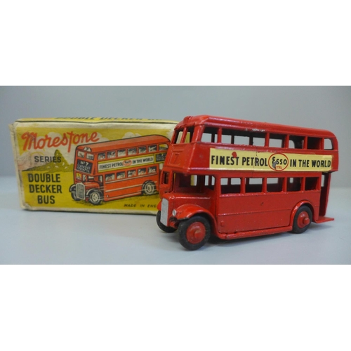 641 - A Morestone Series Double Decker Bus, boxed