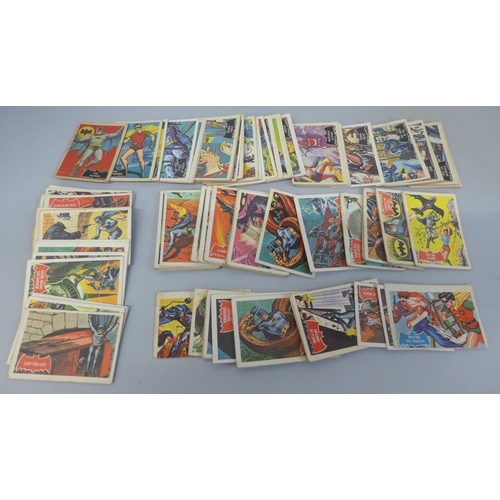 654 - ABC Batman cards, 54 pink back and 67 picture back