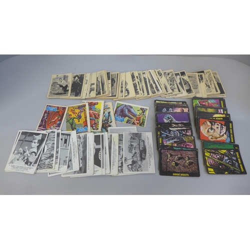 655 - ABC 78 Man from U.N.C.L.E. cards; 21 Thunderbirds, 5 Batman and 48 Outer Limits