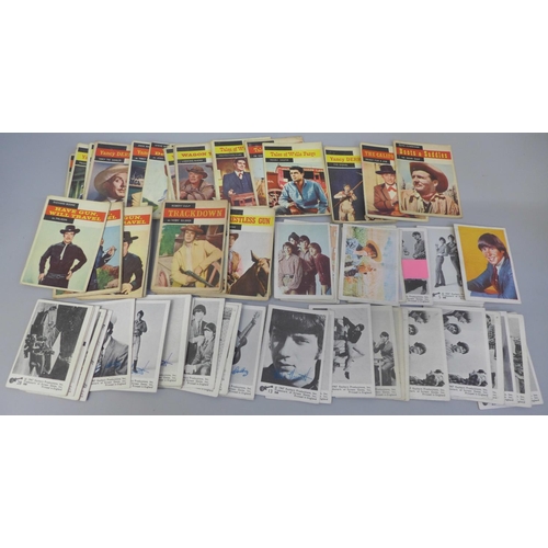 656 - ABC Monkees cards; 9 colour, 47 black & white and 40 Have Gun Will Travel