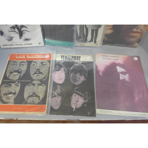 729 - Nine The Beatles songbooks